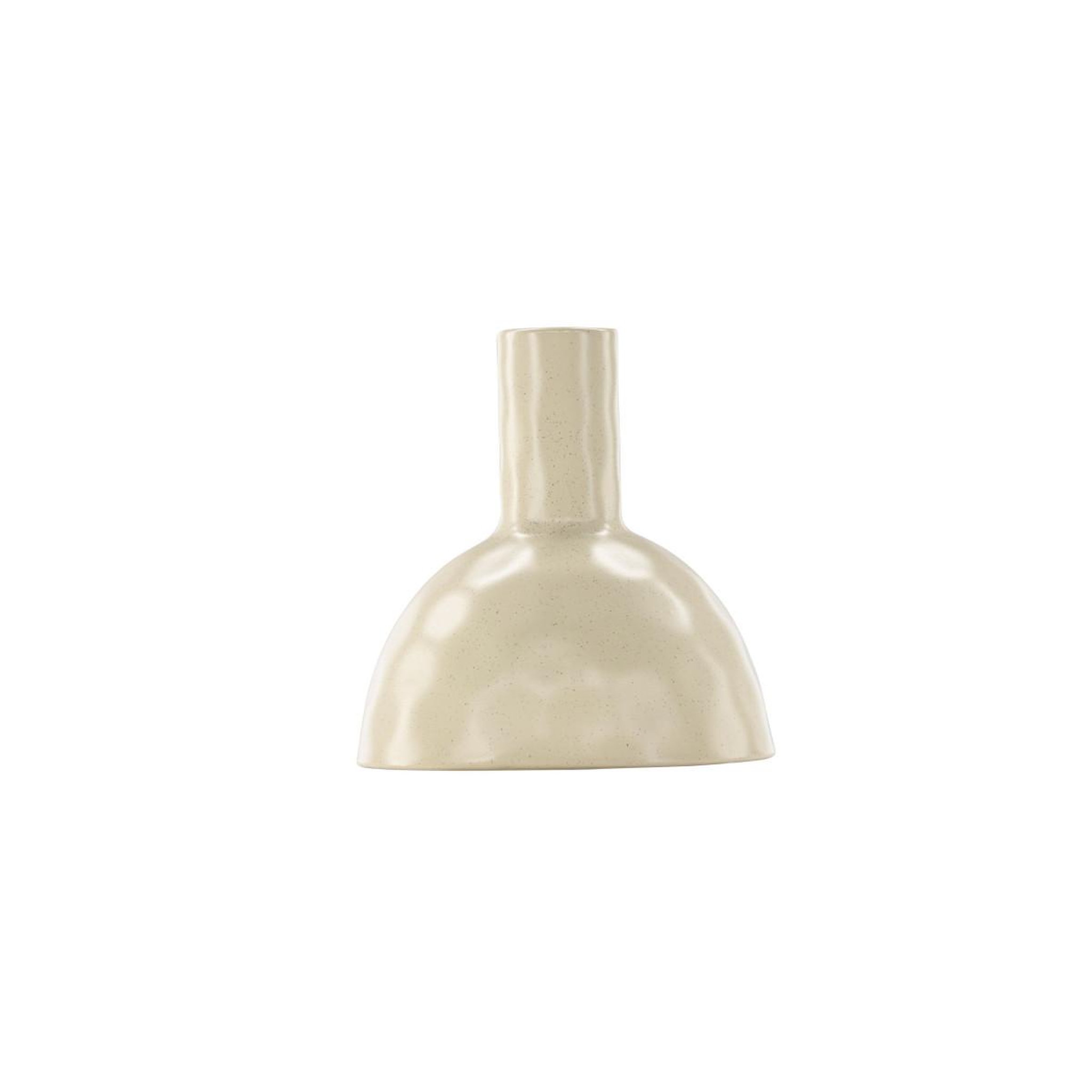 Voir la diapositive 2 : Paris Prix Vase Design en Céramique  Vivi  25cm Beige
