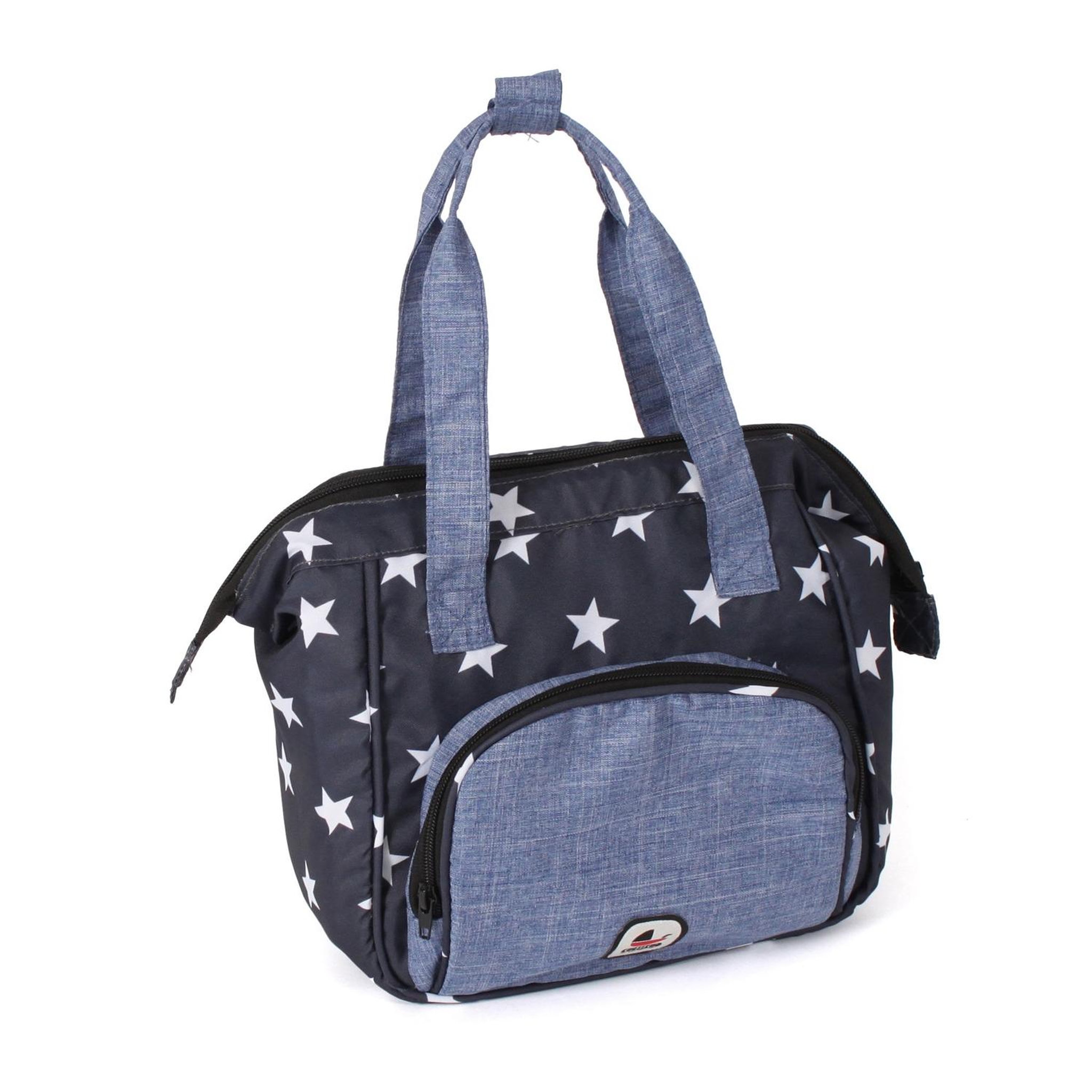 Voir la diapositive 2 : BAYER CHIC 2000 Sac à langer pour poupées Bleu marine étoiles