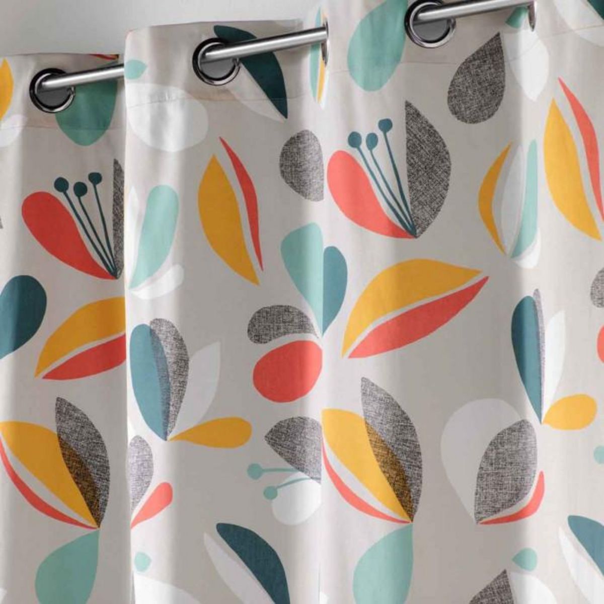 Paris Prix Rideau à Œillets Imprimé  Panaflore  140x240cm Gris