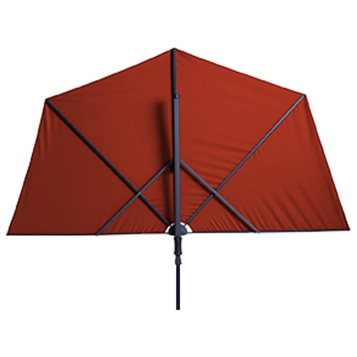 MADISON Madison Parasol de balcon Sun Wave 270x150 cm Rouge brique