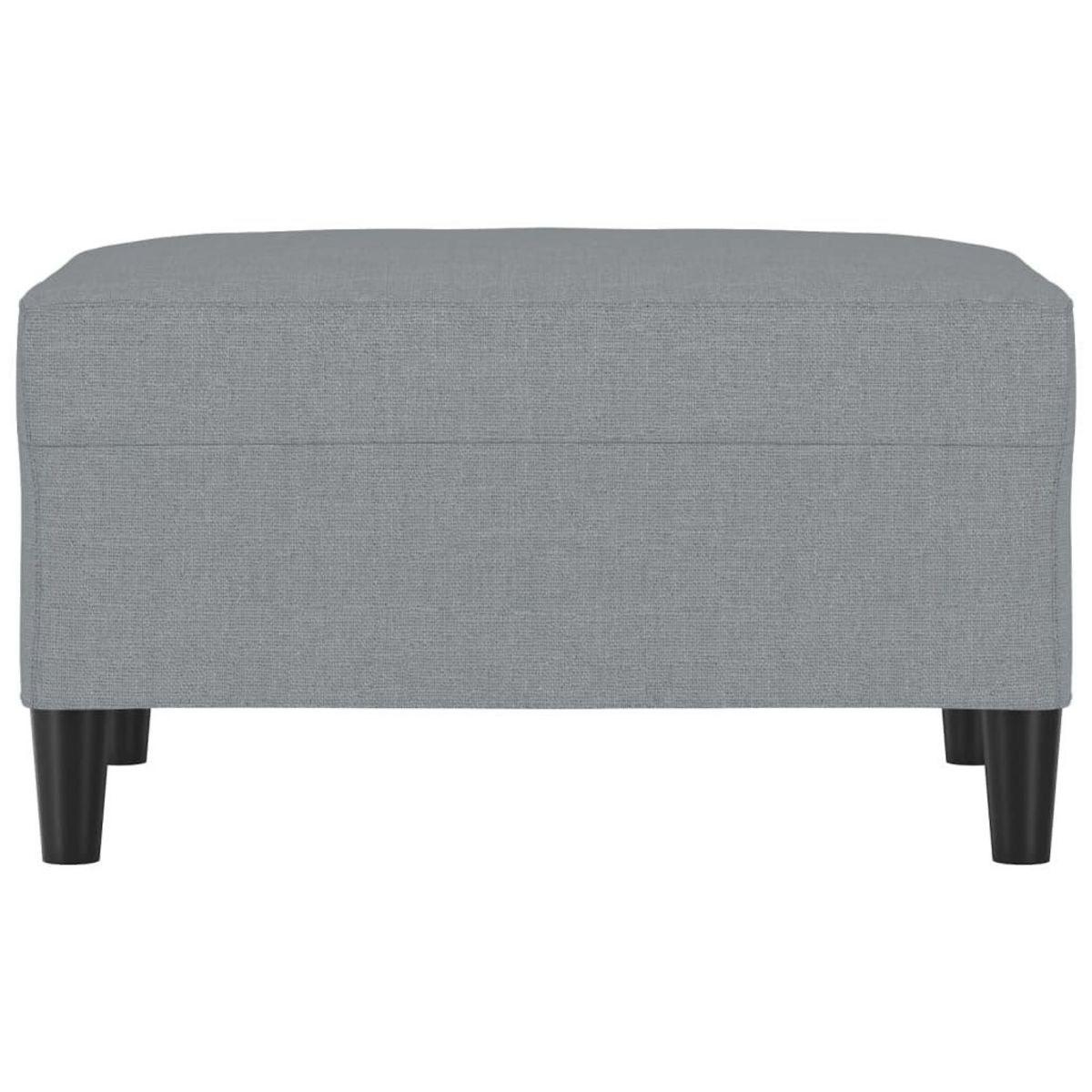 VIDAXL Repose-pied Gris clair 70x55x41 cm Tissu