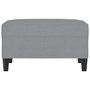 Voir la diapositive 3 : VIDAXL Repose-pied Gris clair 70x55x41 cm Tissu
