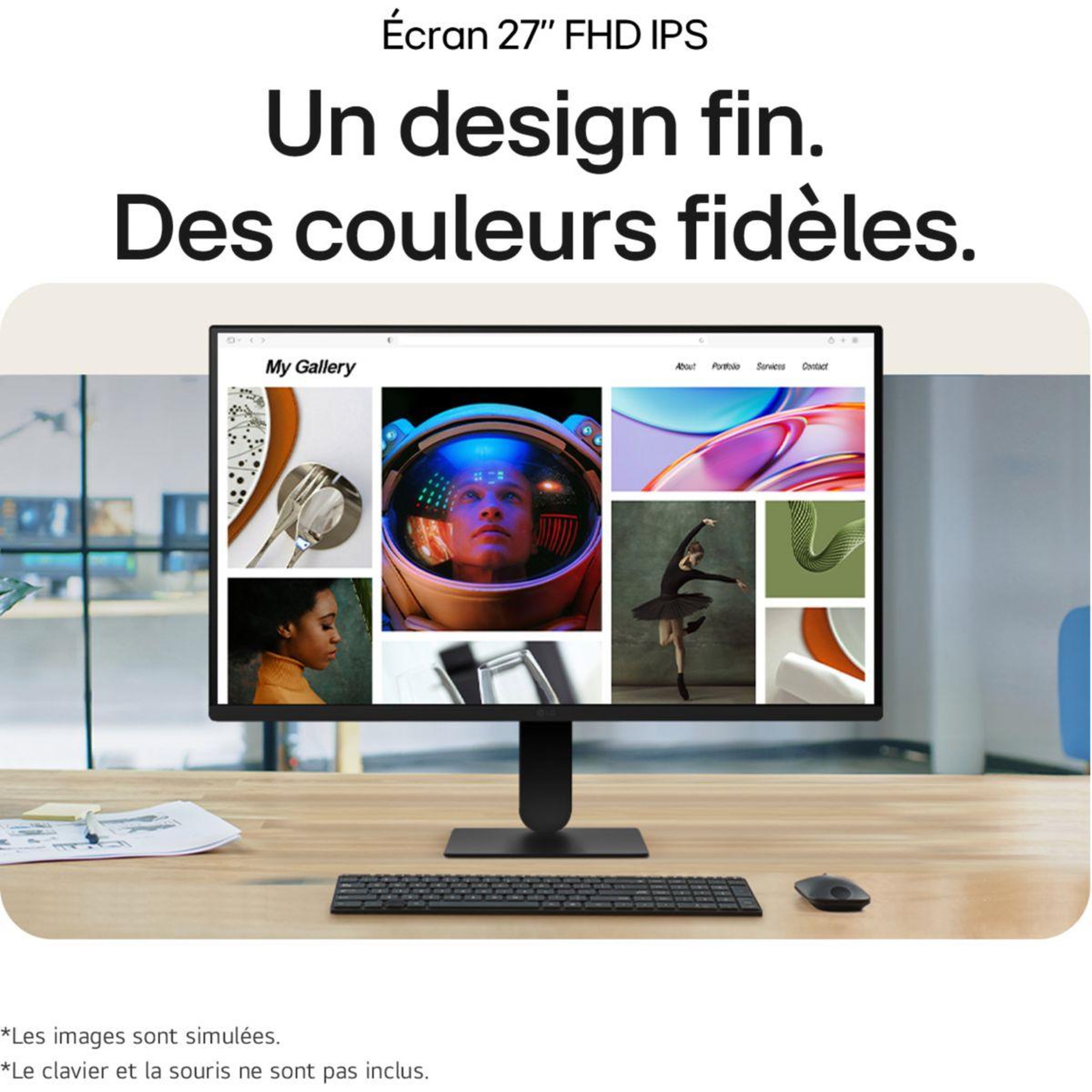 Voir la diapositive 2 : LG Ecran pc 27u411a-b.aeuq 27'' ips full hd 120 hz hdr10