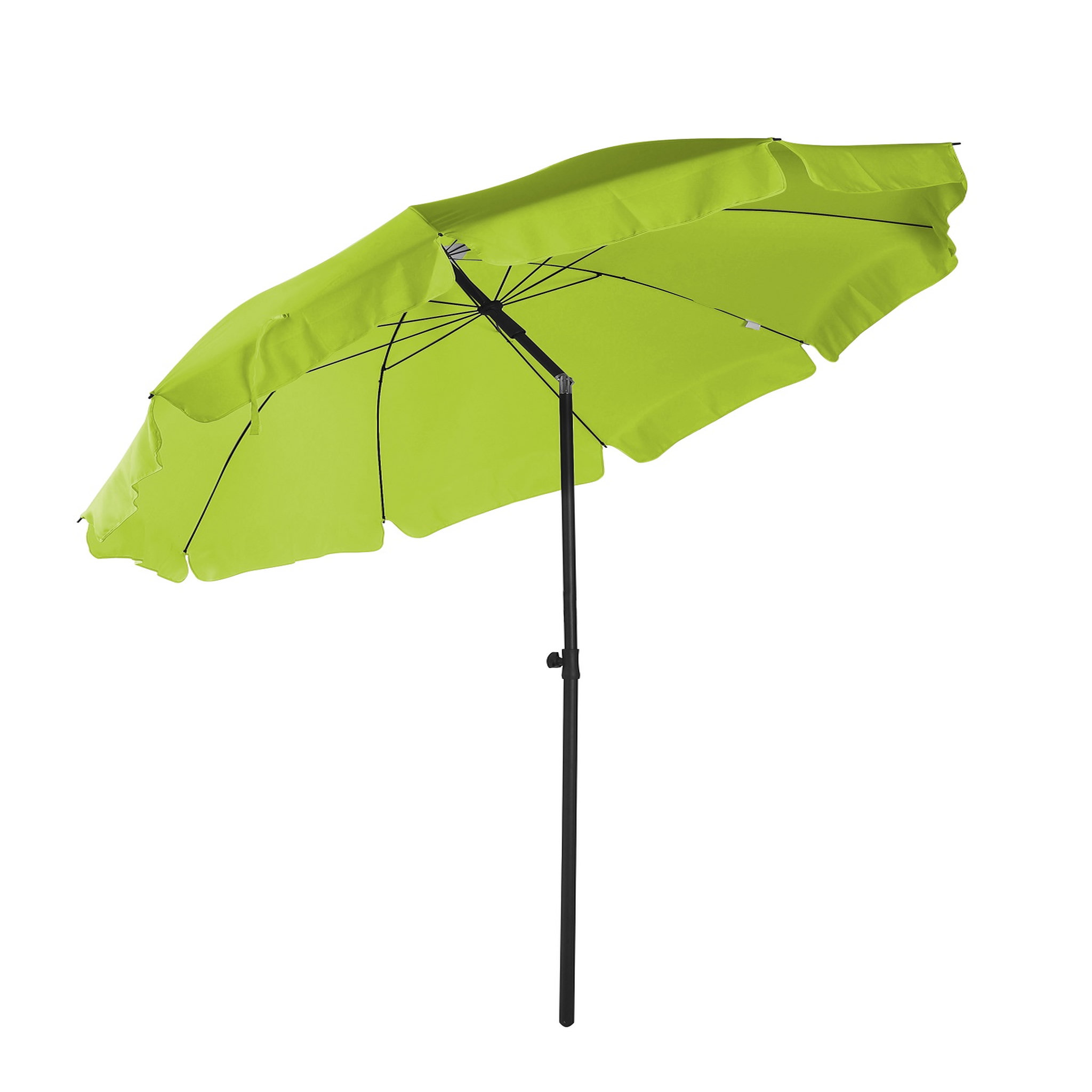 Voir la diapositive 5 : FAVEX Parasol droit diam 2m vert ELENA 