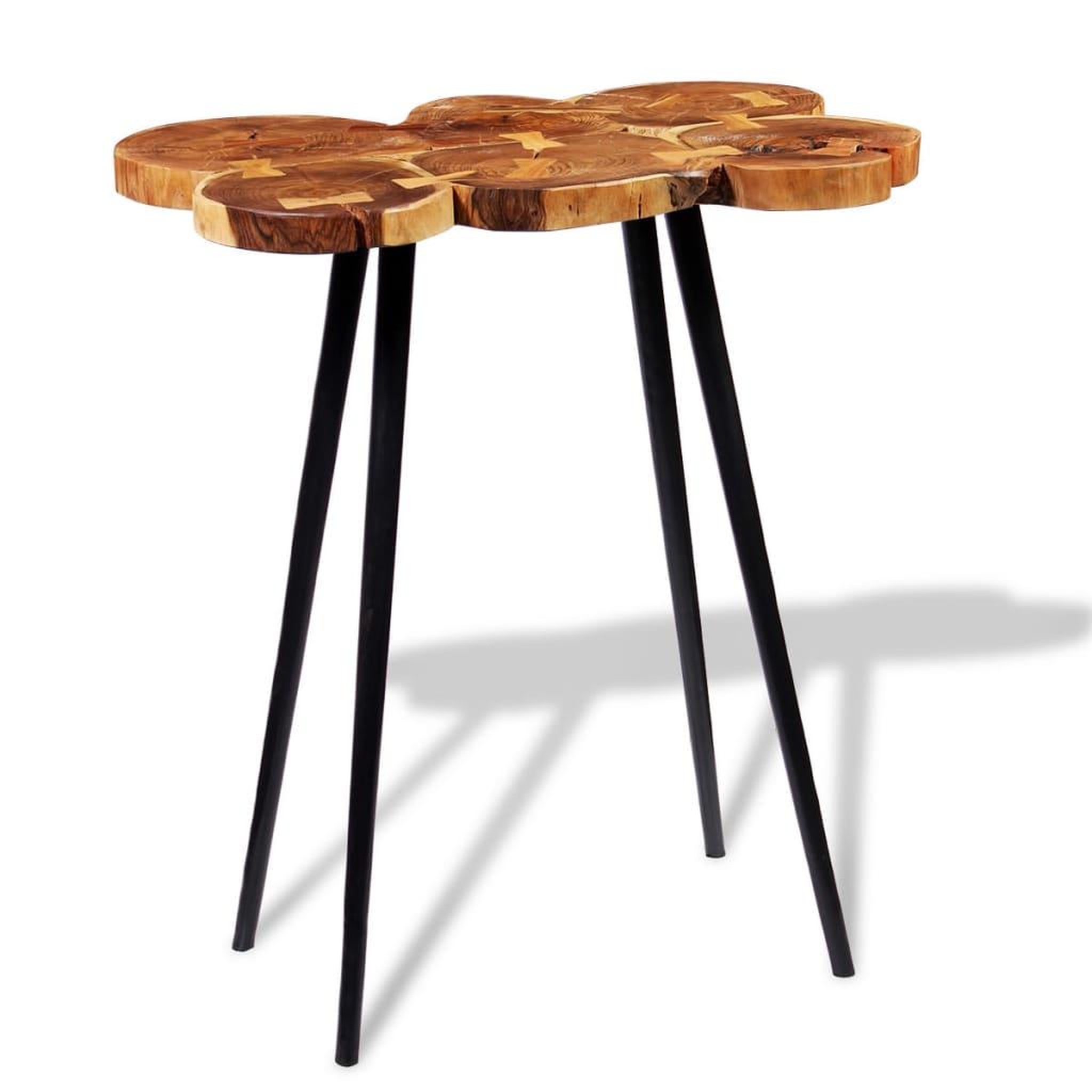 Voir la diapositive 2 : VIDAXL Table de bar Bois d'acacia massif 90x60x110 cm