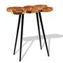 Voir la diapositive 2 : VIDAXL Table de bar Bois d'acacia massif 90x60x110 cm