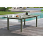 Voir la diapositive 2 : Paris Prix Ensemble Table de Jardin Extensible & 8 Fauteuils  Miami  180-240cm Kaki