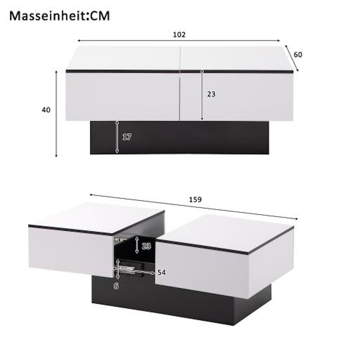 MERAX Table basse