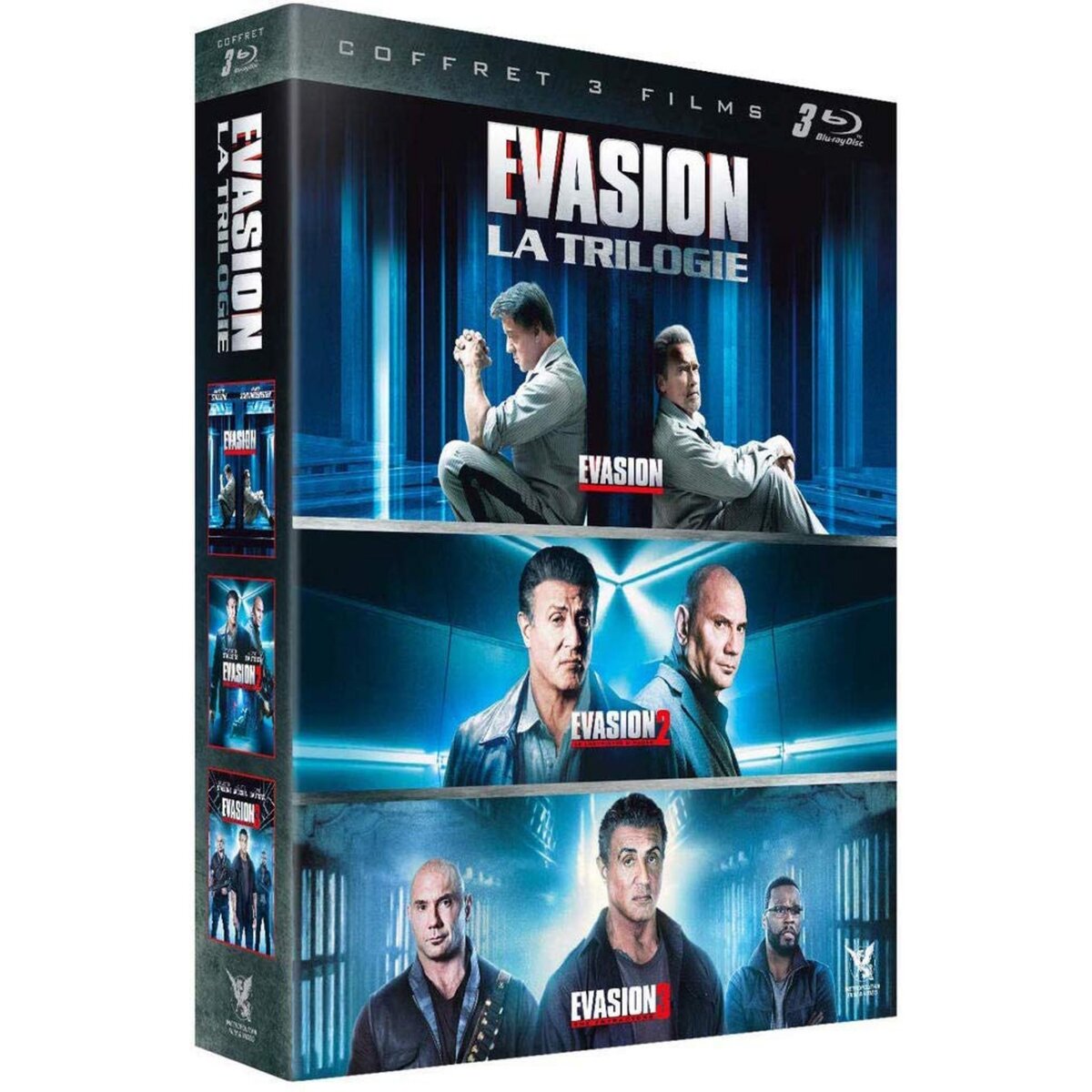 Coffret Evasion Films 1 à 3 Blu-Ray