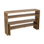 Voir la diapositive 2 : Paris Prix Lot de 2 Consoles en Bois  Teck  130cm Naturel