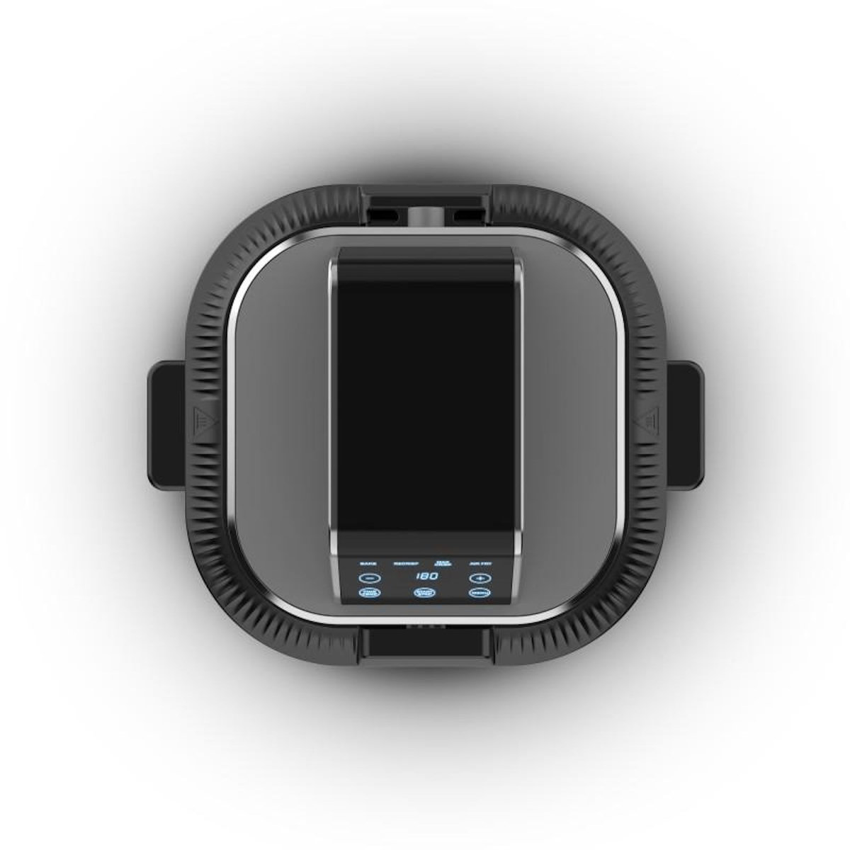 KITCHENCOOK Kitchencook - Crispx - Friteuse à Air Panoramique - 2 Récipients En Verre - 4 Programmes - 1500w