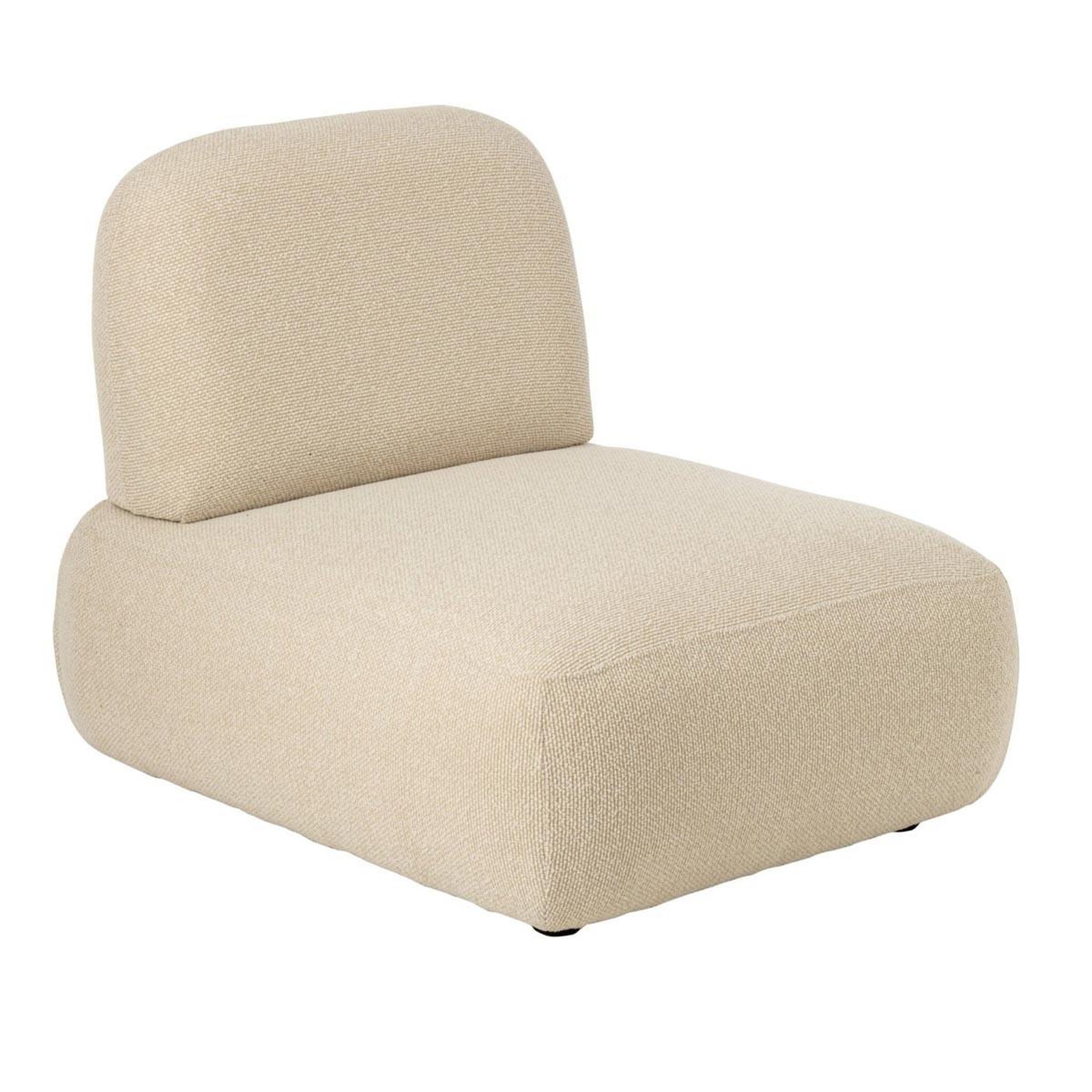 J-LINE Module de canapé  margo  95cm écru