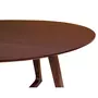 LISA DESIGN Solin - table basse ronde - bois plaquage noyer - 75 cm -