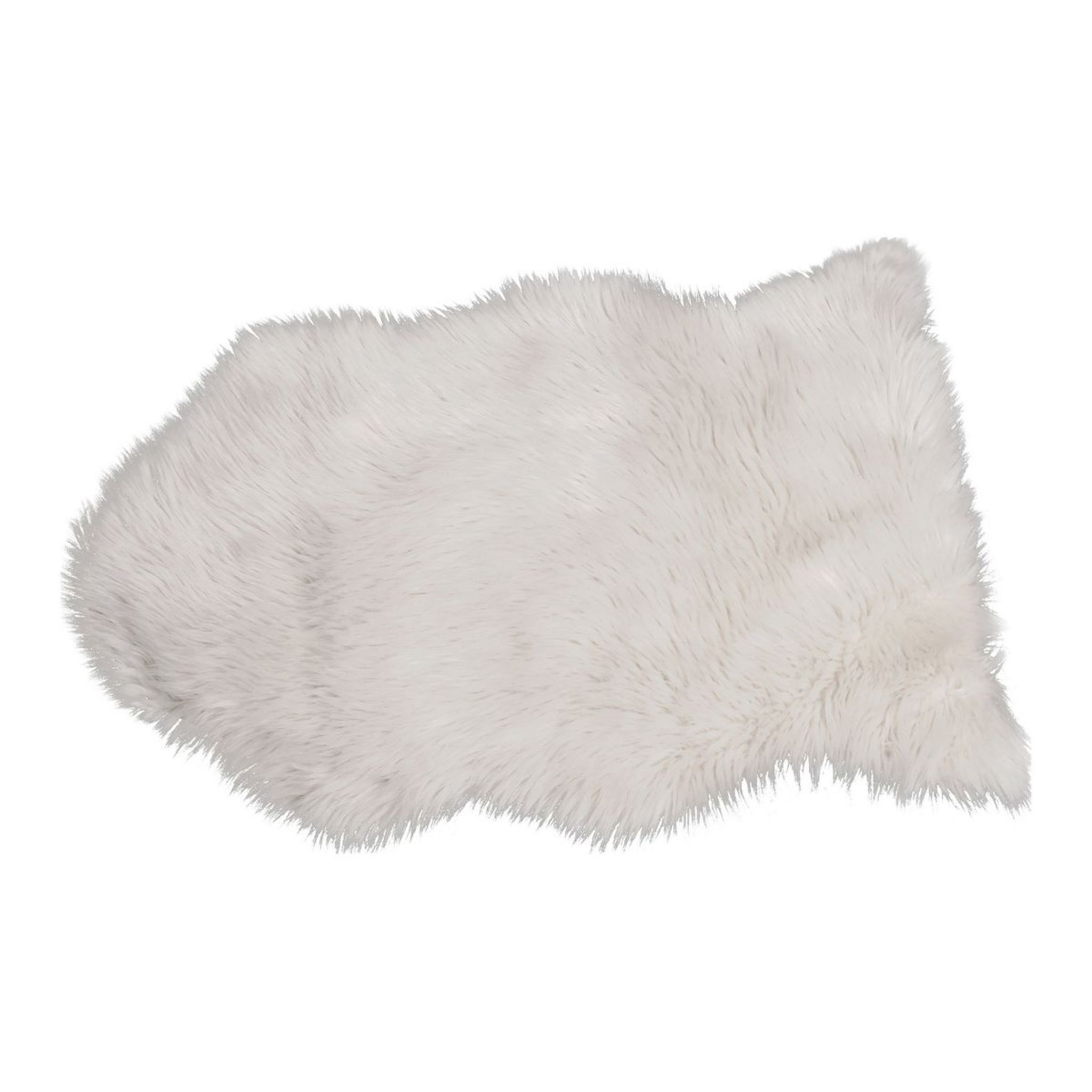 ACTUEL Tapis déco fausse fourrure imitation peau de bête pas cher Auchan.fr