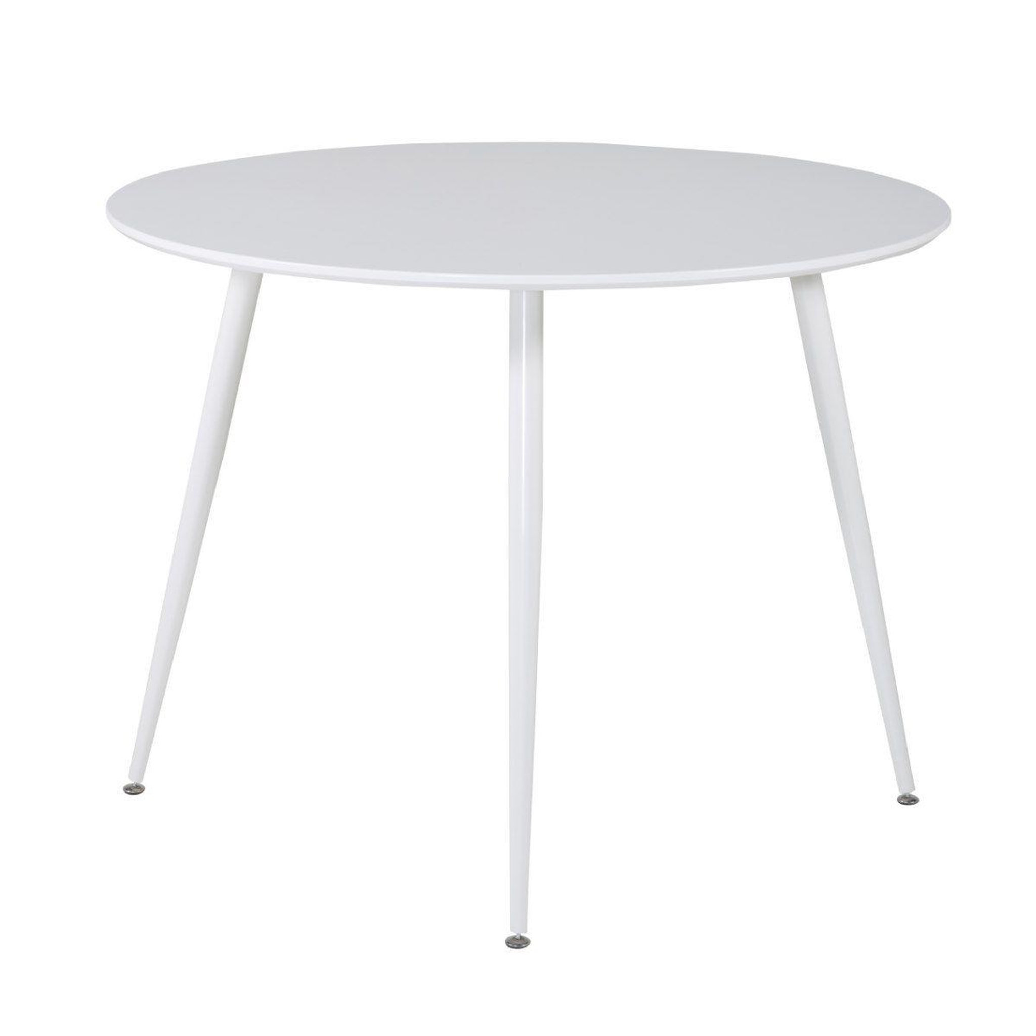 Paris Prix Table à manger ronde  plaza  100cm blanc