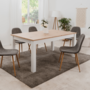 Voir la diapositive 2 : CONCEPT USINE Table à manger en bois extensible 10 personnes SKADAR
