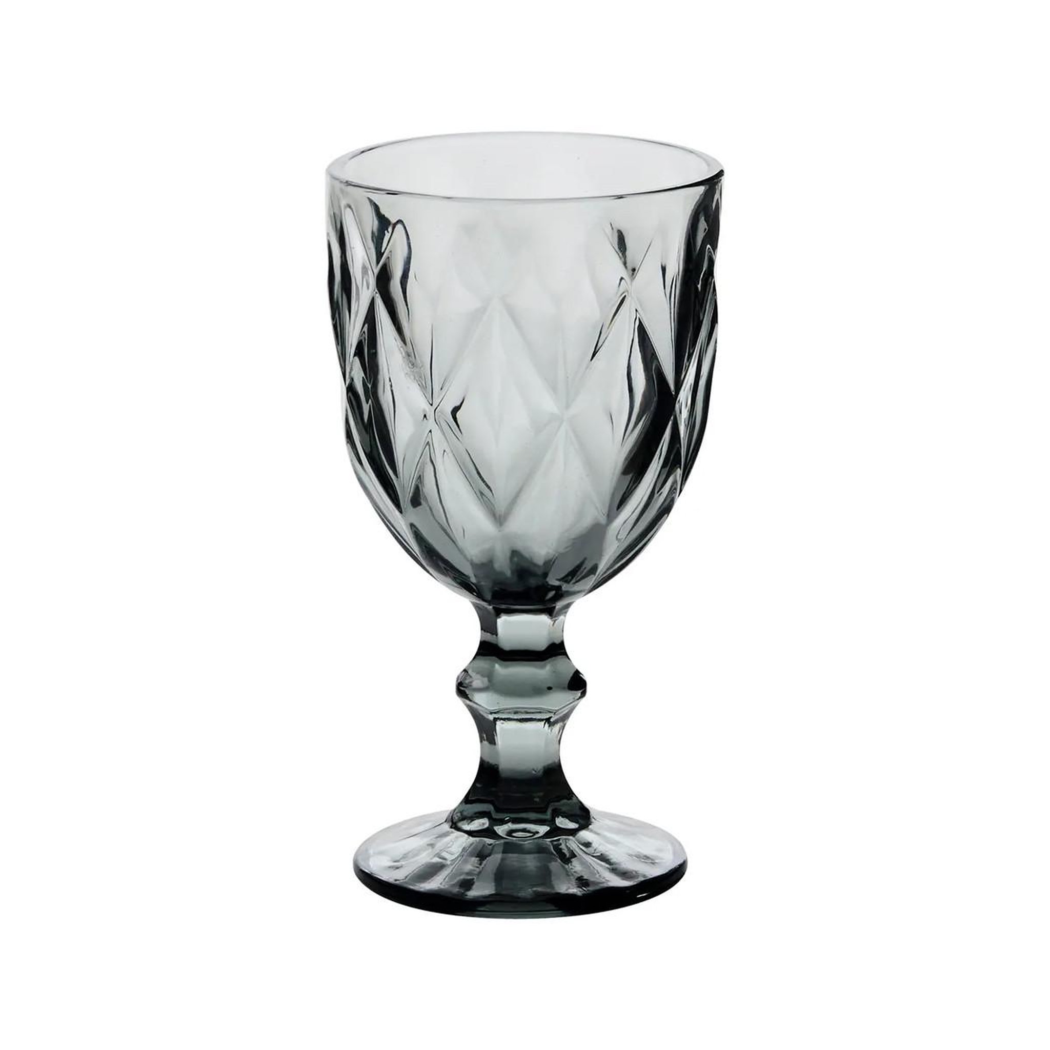 Voir la diapositive 2 : SECRET DE GOURMET Lot de 6 verres à vin  lea  23cl gris