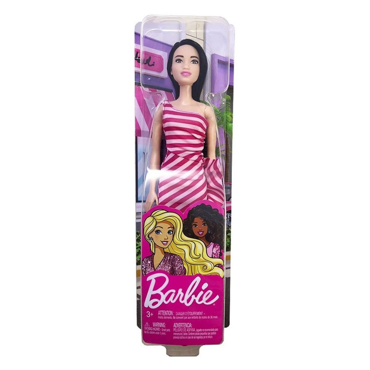 BARBIE Barbie asiatique robe à rayures