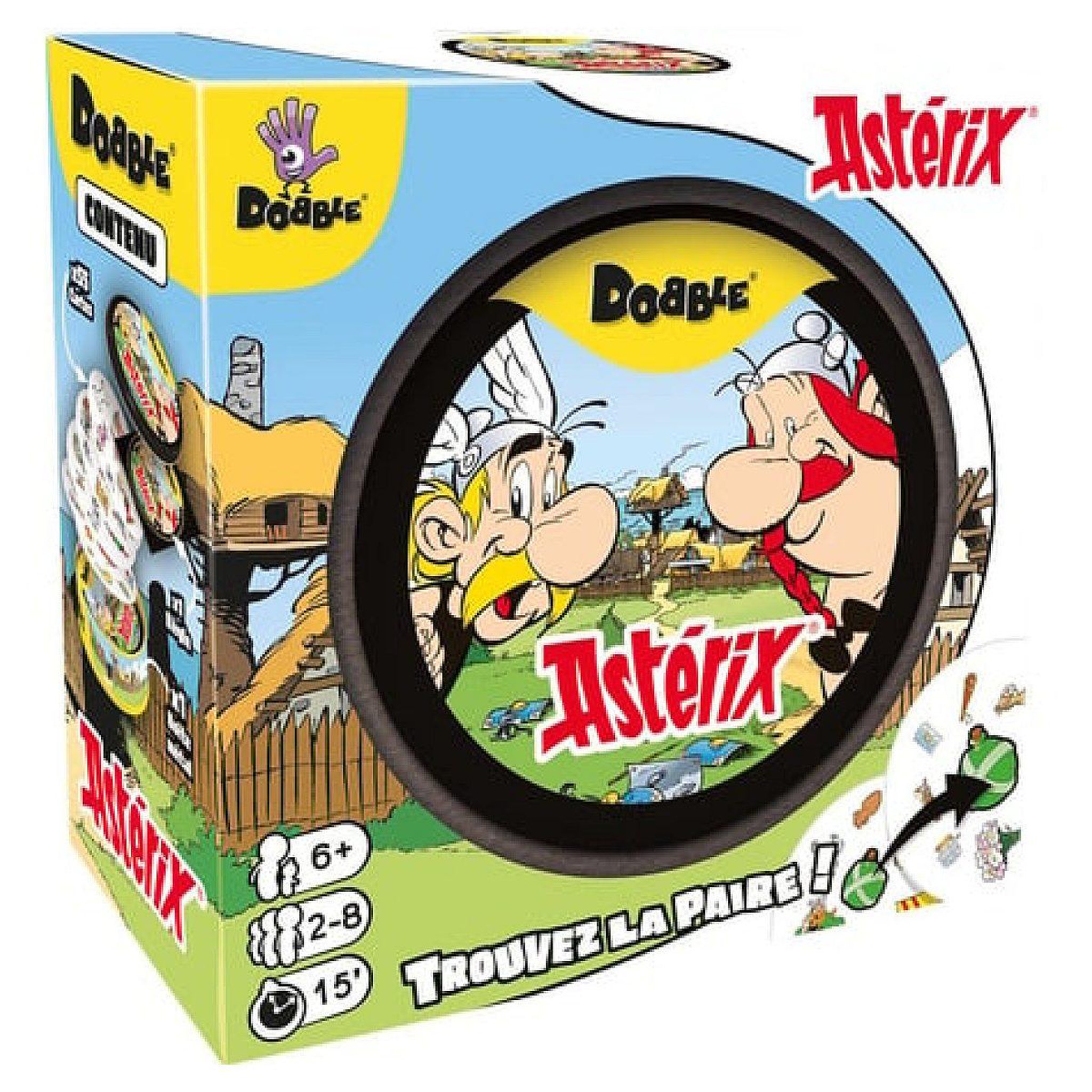 Voir la diapositive 1 : Asmodee Dobble version asterix et obelix
