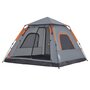 Voir la diapositive 4 : VIDAXL Tente de camping a dome 5 personnes liberation rapide