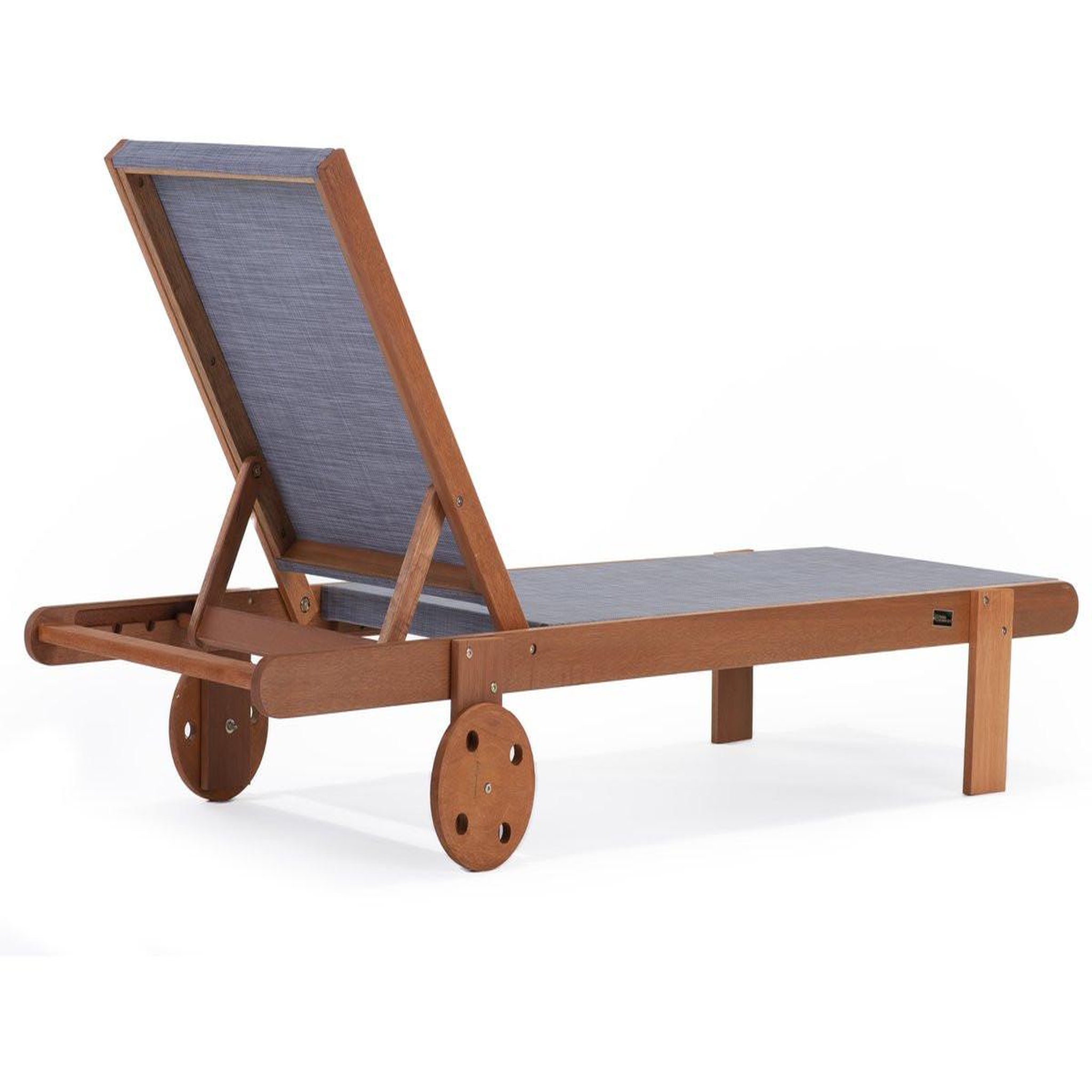 Voir la diapositive 4 : Habitat et Jardin Bain de soleil en bois exotique  saïgon  - maple - gris