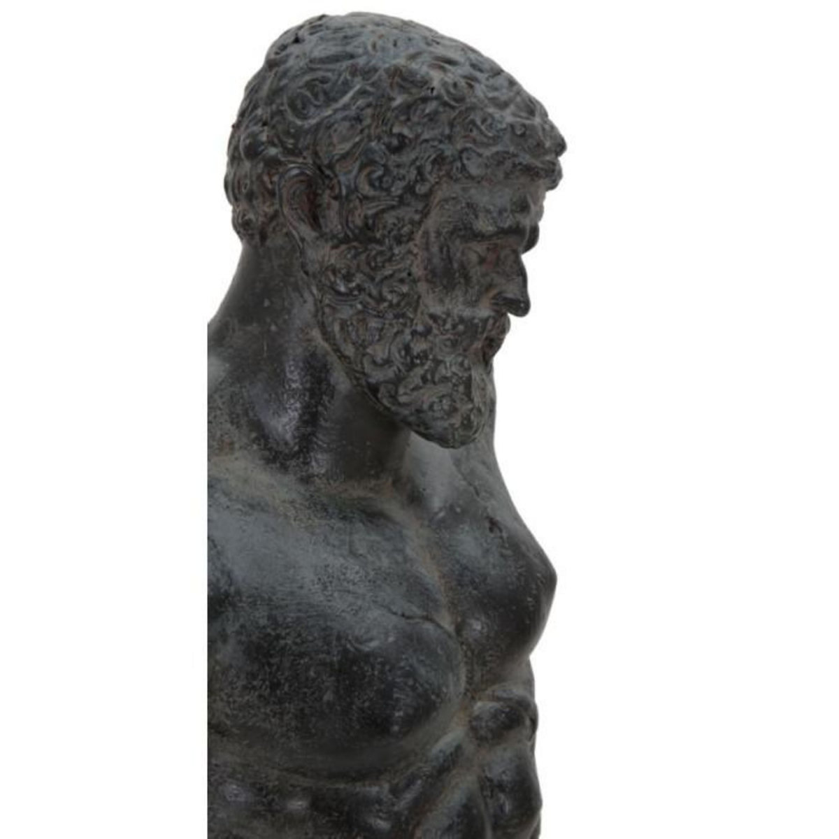 Paris Prix Statue Buste Masculin  Musée  57cm Noir