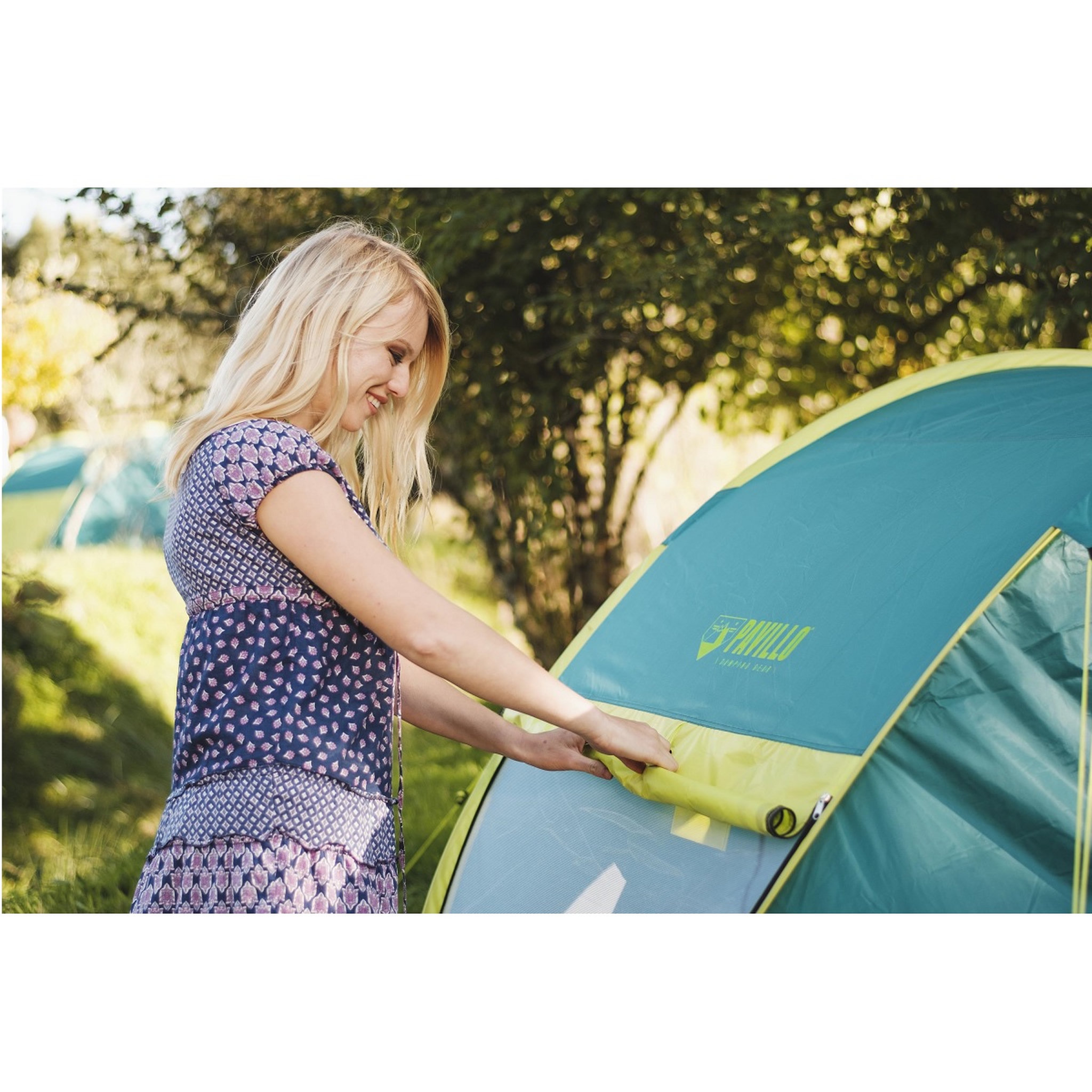 Voir la diapositive 2 : BESTWAY Tente de camping automatique 4 places CoolMount 4 Pavillo&trade; 240 x 210 x 100 cm