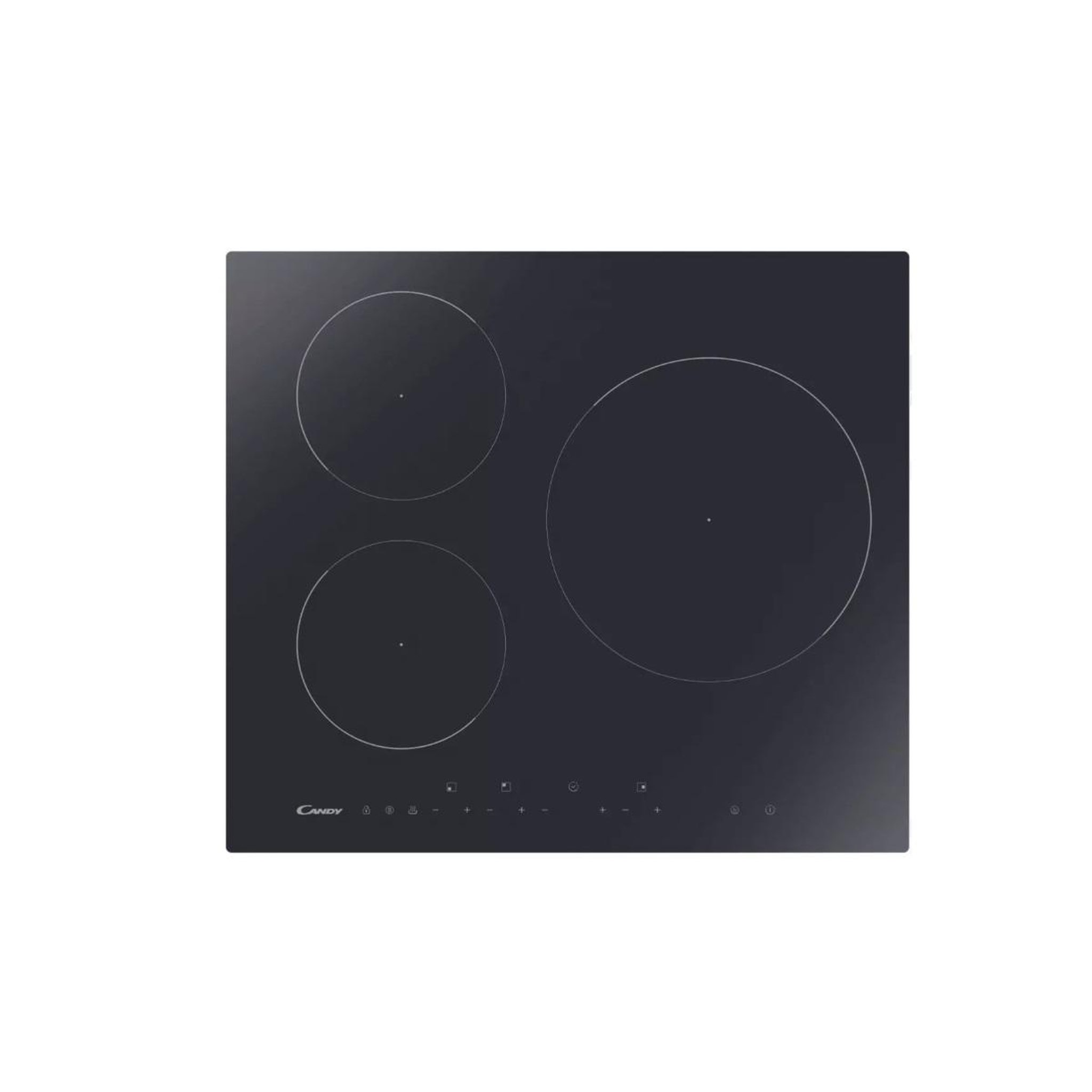 Candy Table de cuisson induction 60cm 3 feux 6900w - cis633dtt1