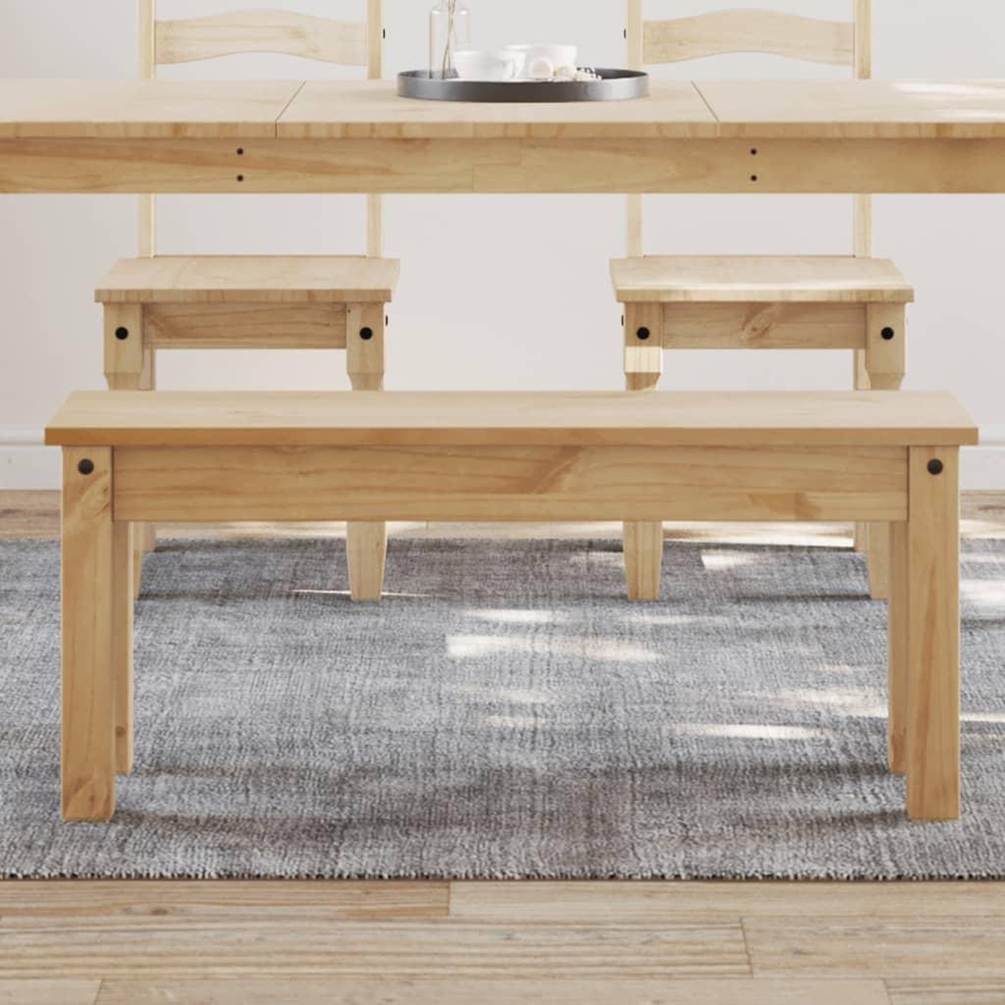 VIDAXL Banc a manger Panama 105x30x45 cm bois massif de pin