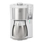 Voir la diapositive 1 : Melitta Machine a café MELITTA - Look V Therm Perfection 1025-15 Blanc/Acier Brossé