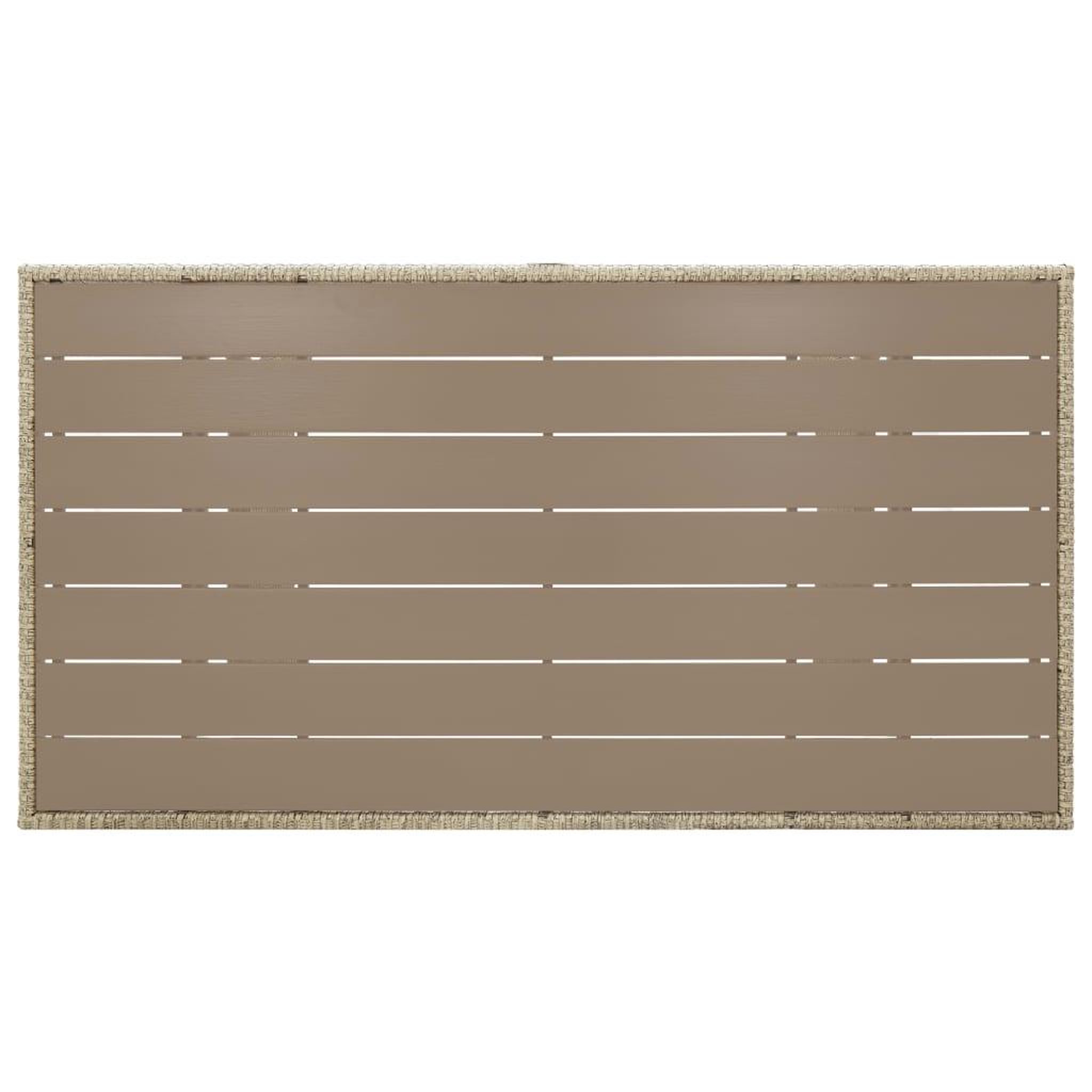 Voir la diapositive 4 : VIDAXL Table de jardin Gris 120x70x66 cm Resine tressee