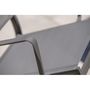 Voir la diapositive 3 : Paris Prix Lot de 2 Fauteuils de Jardin Empilables  Stockholm  84cm Gris Anthracite
