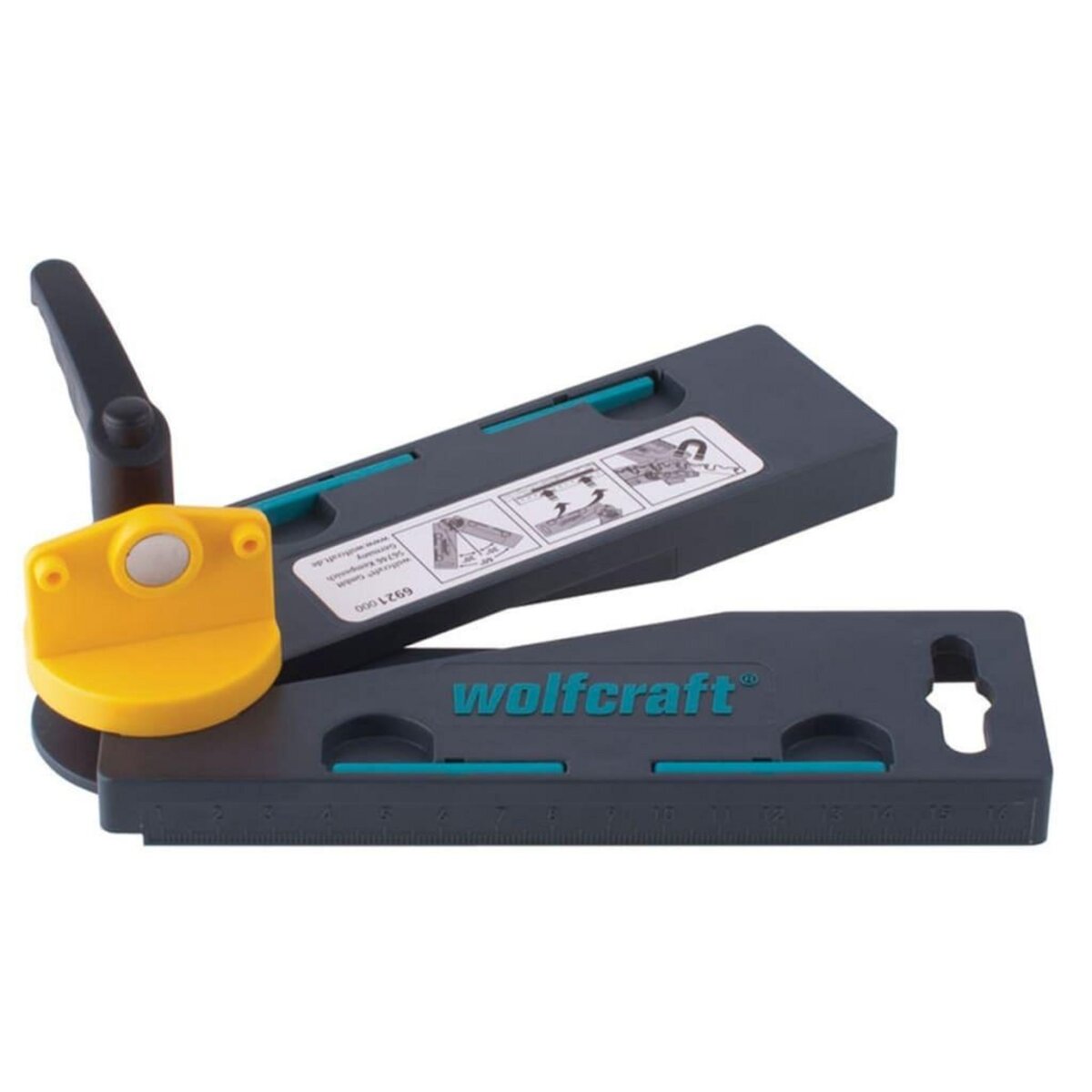 WOLFCRAFT wolfcraft Fausse equerre avec bissectrice d'angle