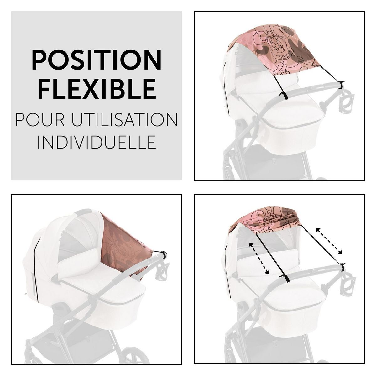 HAUCK Pare soleil de poussette Pushchair Sunshade