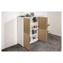 Voir la diapositive 3 : Buffet haut moderne 4 portes 100 cm LUCERA