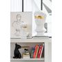 Voir la diapositive 3 : Paris Prix Statuette Déco  Chien Plateau  28cm Noir