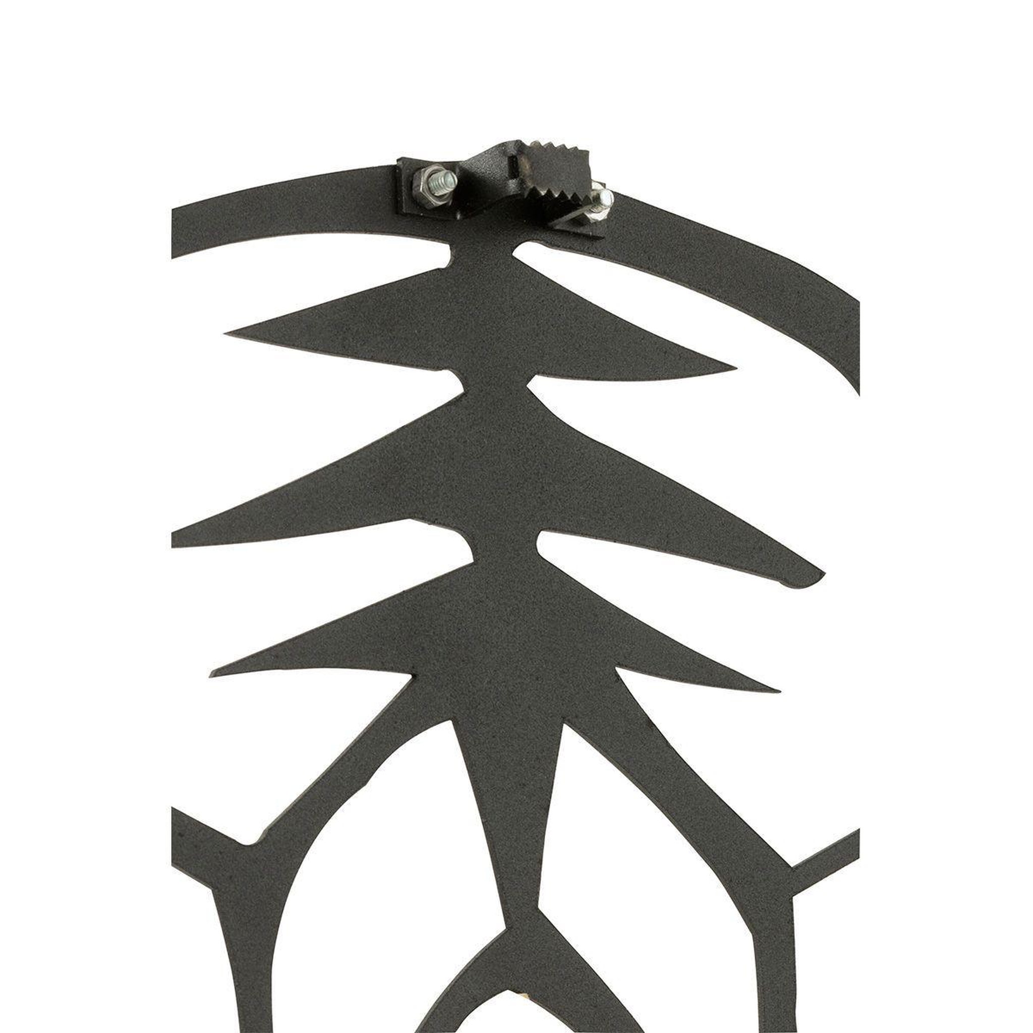 Voir la diapositive 2 : J-LINE Décoration murale en métal  tigre  48cm noir
