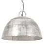 Voir la diapositive 2 : VIDAXL Lampe suspendue industrielle vintage 25 W Argente Rond 41cm E27