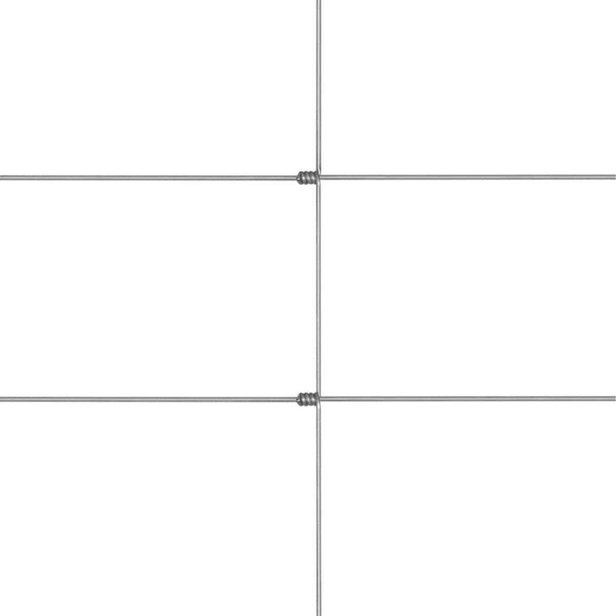 VIDAXL Cloture de jardin Acier galvanise 50x1,5 m Argente