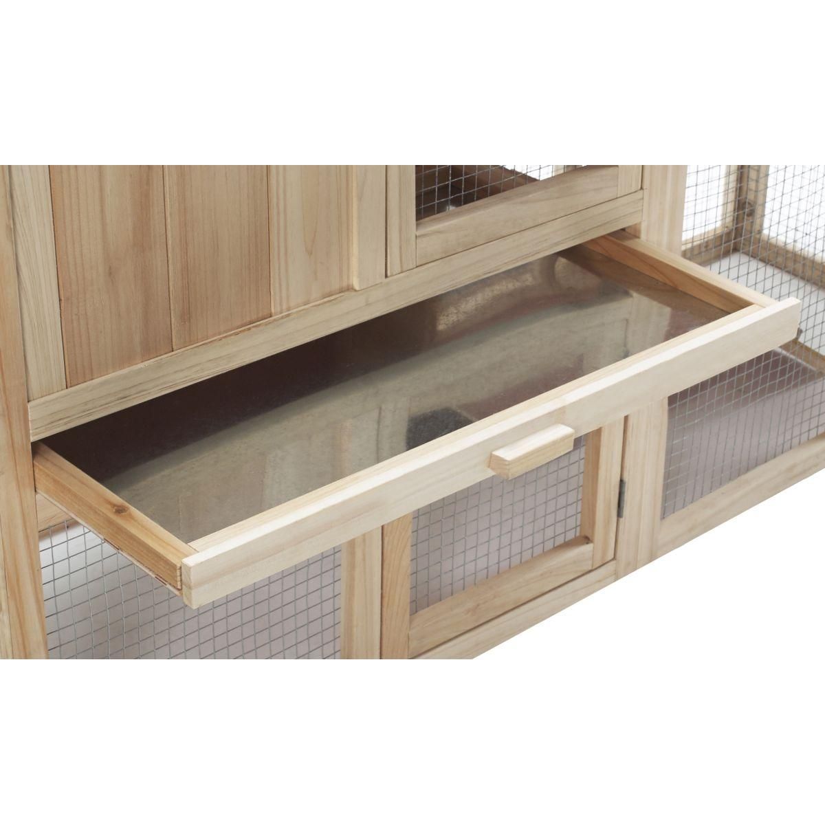 Jardikt Poulailler avec clapier XXL