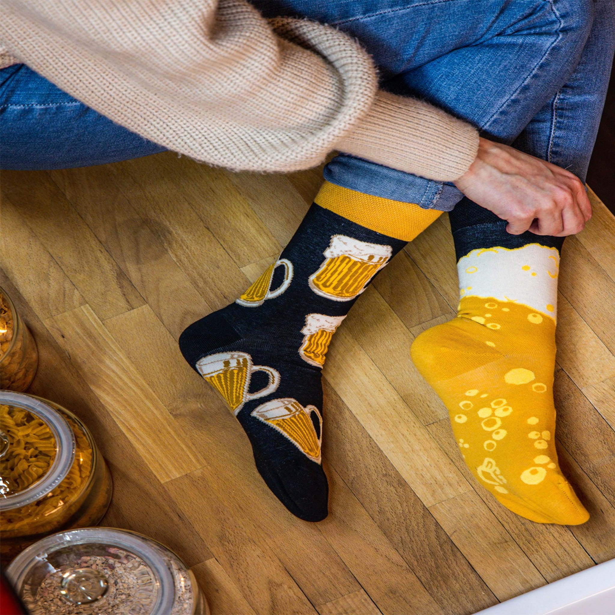 Voir la diapositive 3 : DEDOLES Chaussettes bière pression
