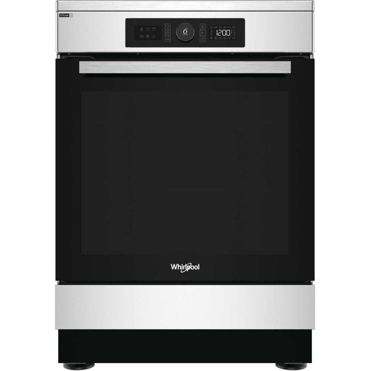 Whirlpool Cuisinière induction pyrolyse WS68IS8APX/FR 6ème Sens