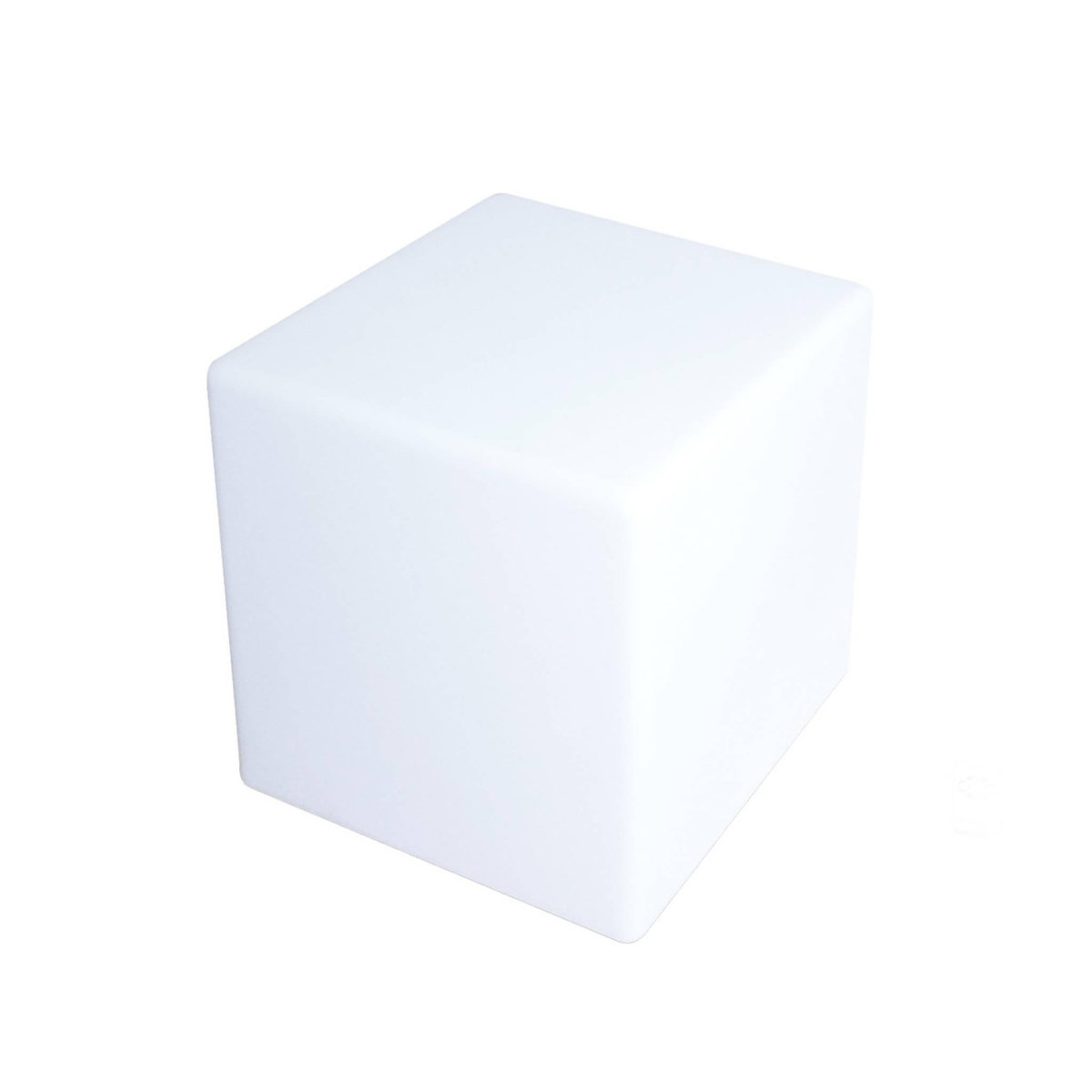 SWEEEK Cube LED 40cm – Cube décoratif lumineux. 40x40cm. blanc chaud. commande à distance