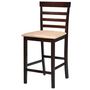 Voir la diapositive 3 : VIDAXL Set table et 4 chaises de bar en bois coloris marron
