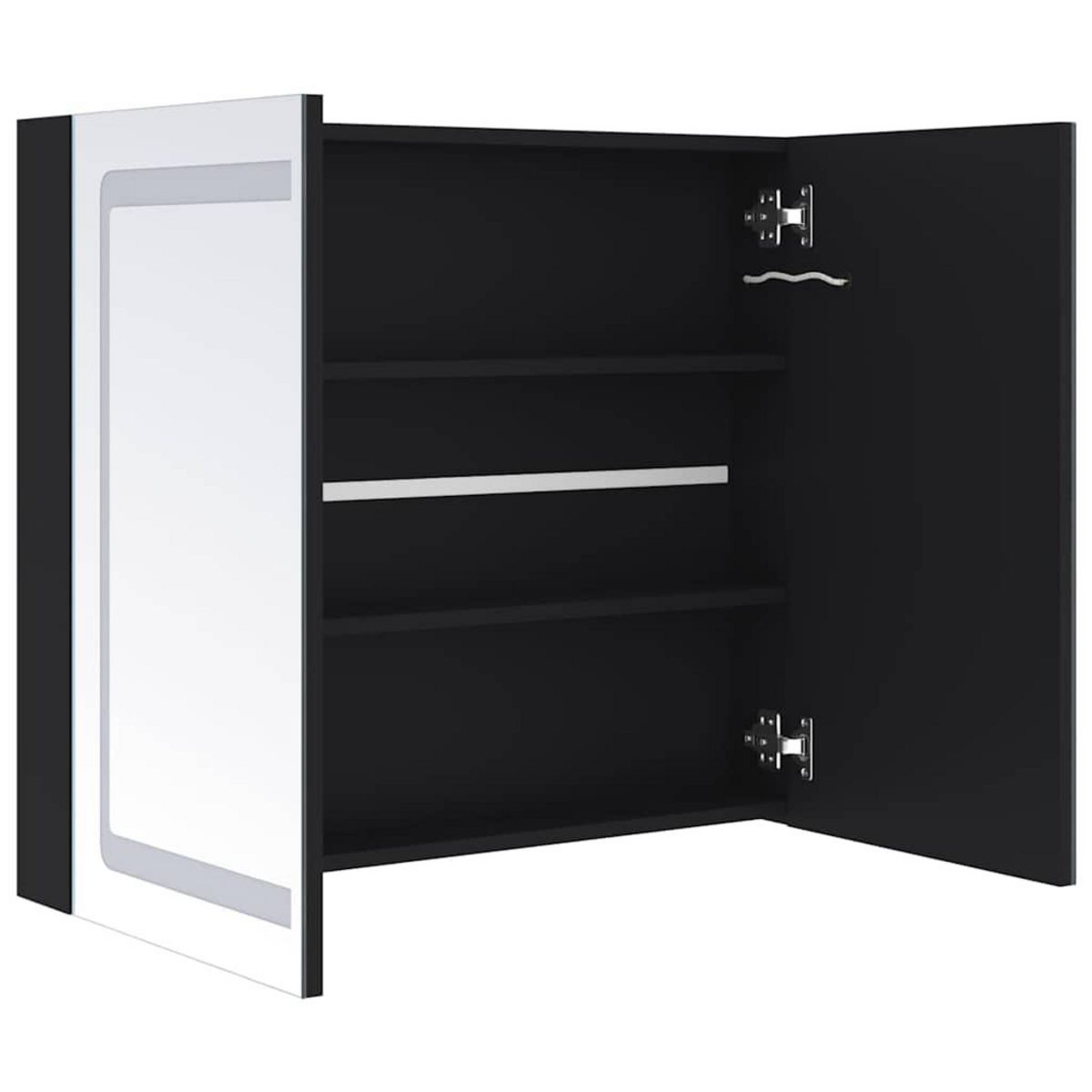VIDAXL Armoire de salle de bain a miroir LED 80x12,2x68 cm
