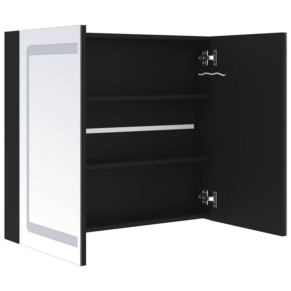 VIDAXL Armoire de salle de bain a miroir LED 80x12,2x68 cm