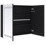 Voir la diapositive 5 : VIDAXL Armoire de salle de bain a miroir LED 80x12,2x68 cm