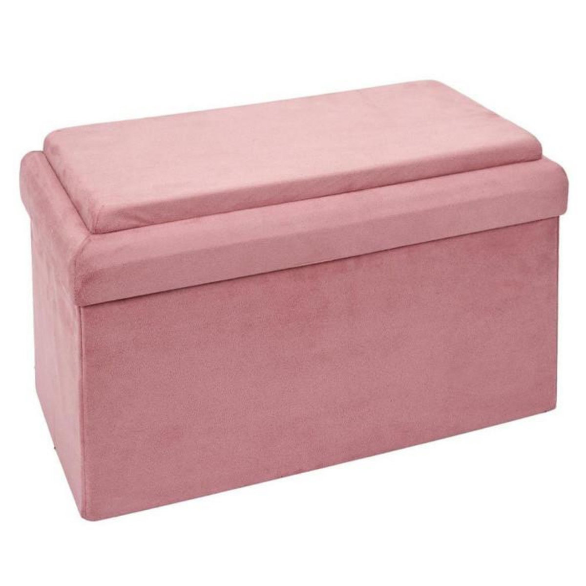 Paris Prix Banc & Coffre Pliable Enfant  Brique  52cm Rose