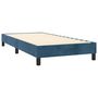 Voir la diapositive 4 : VIDAXL Cadre de lit sans matelas bleu fonce 90x190 cm velours