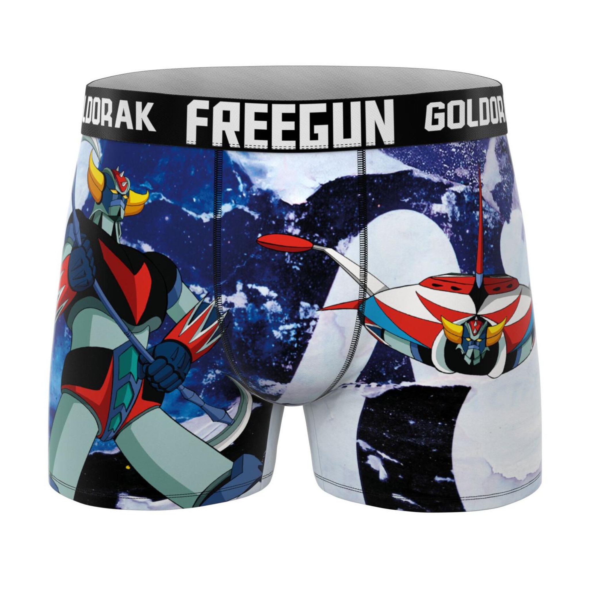 Voir la diapositive 4 : FREEGUN Lot de 3 boxers homme Goldorak